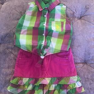 Toddler girls two piece set